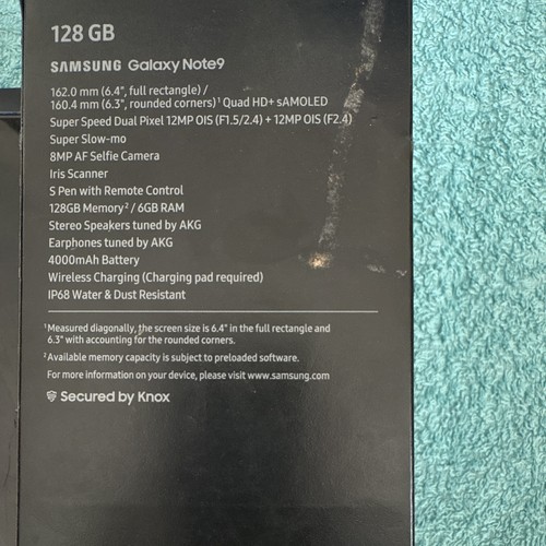 Samsung galaxy note9 128gb - galaxy,